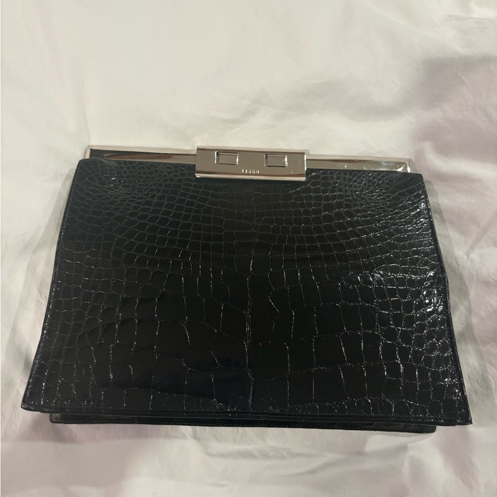 Authentic Fendi Clutch Bag- Alligator